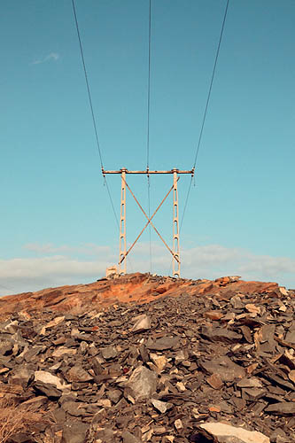 Pylone dans le canyon (2013)