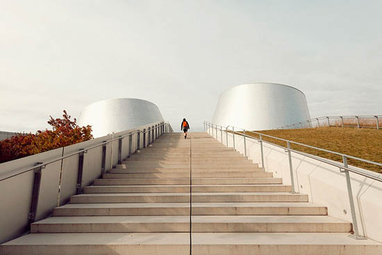 Grand escalier dans le Parc Olympique (2014)