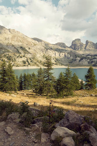 Fin de journée au lac d'Allos (2015)