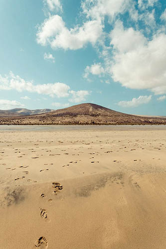 Des pas dans le sable, au pied du mont (2015)