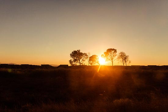 Fin de journée vers Arguedas / Espagne (2017)