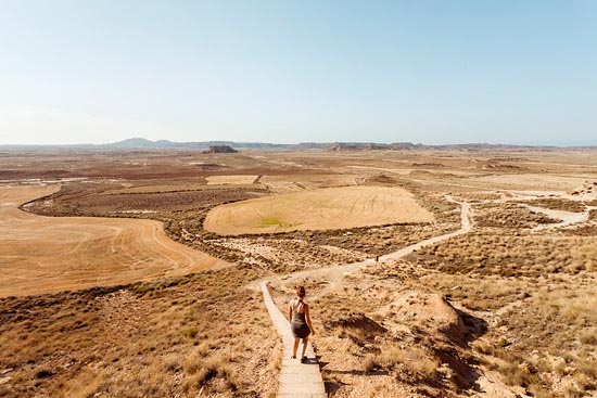 L'escalier des Bardenas Reales III / Espagne  (2017)