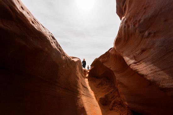 A la sortie d'Antelope Canyon (2017)