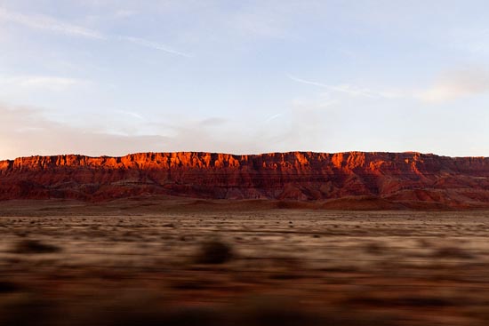 Fin de journée sur la route (2017)