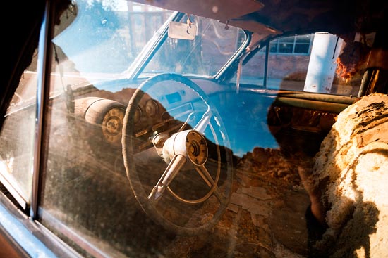 Vintage car à Cow Canyon Trading Post I (2017)