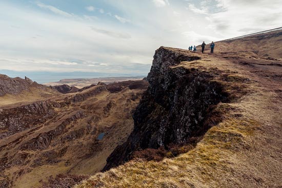 The Quiraing Walk, devant nous / Écosse (2018)