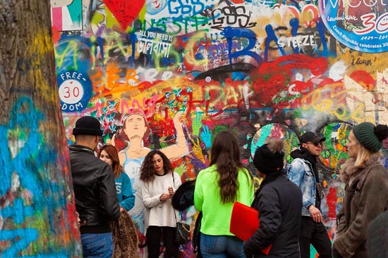 Lennon Wall, le groupe / Prague (2019)