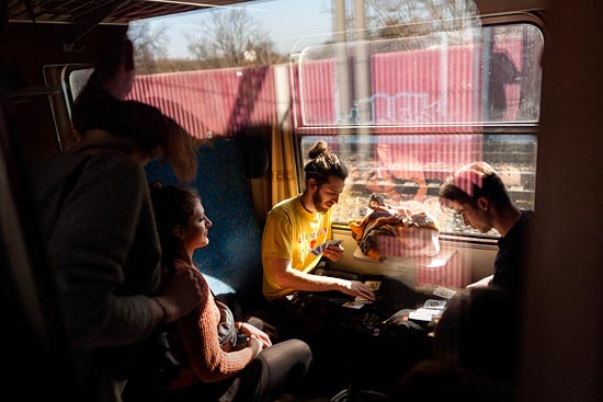 Vers Kutná Hora, Lisa, Marie, Étienne et Achille / Prague (2019)