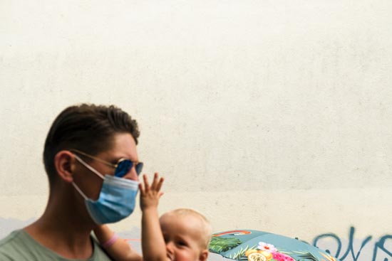 Devant le mur II, le gosse / France (2020)