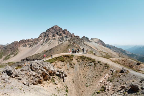 Touristes au Galibier / France (2020)