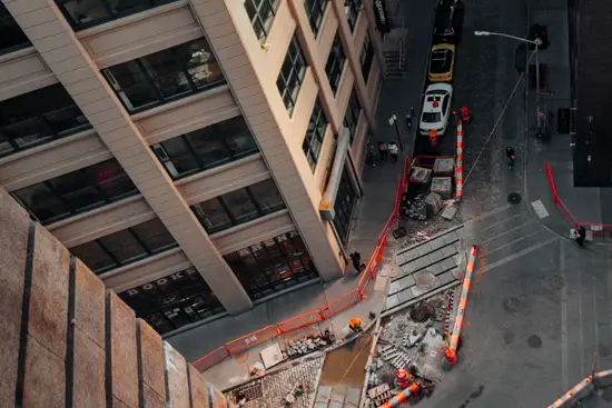 Travaux de rue vus du dessus / New York, USA (2022)