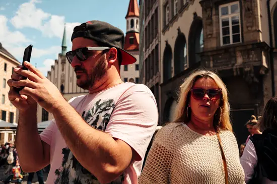 Couple de touristes à Munich / Allemagne (2023)