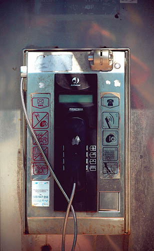 Cabine téléphonique à Tenerife (2011)