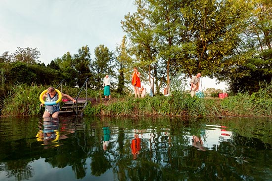 Baignade dans Hévíz Lefolyó / Hongrie (2016)