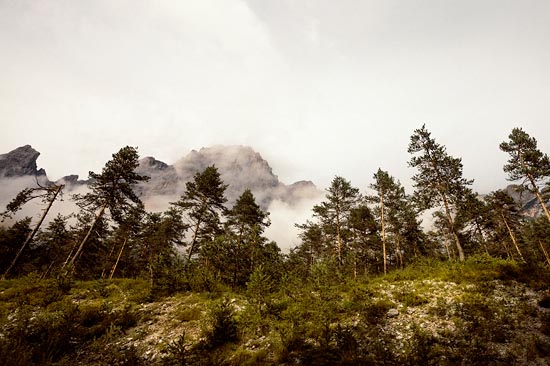 En roulant vers Cortina d'Ampezzo / Italie (2016)