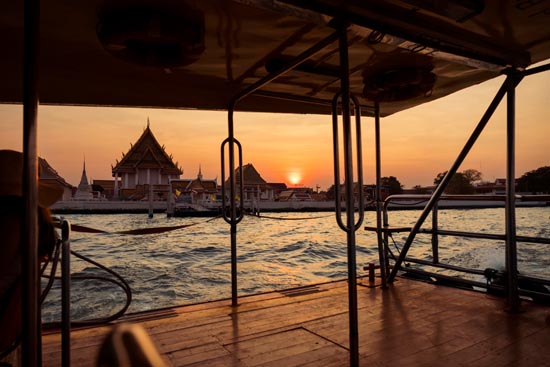 Sunset sur le Chao Phraya / Thaïlande (2020)