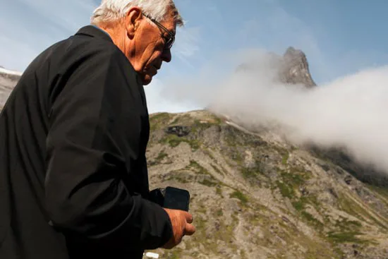 Smartphone Mountain, le vieux / Norvège (2021)