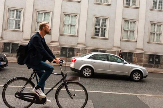 Mec à vélo sur Bredgade / Danemark (2021)